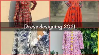 Lawn dress designing 2021/ new style 2021