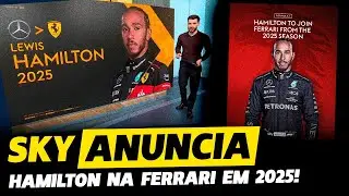 HAMILTON DEIXA MERCEDES E VAI PARA A FERRARI EM 2025, ANUNCIA SKY SPORTS | F&Oacute;RMULA 1 | GP EM CASA+