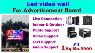 Outdoor Led Video Wall | P4 & P6 Both Available | Lowest Price ever in Chennai