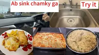 Gup shup vlog || remedy for deep clean sink