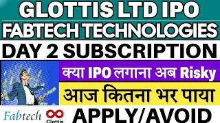 Статус подписки на второй день IPO Glottis Ltd | Статус подписки на второй день IPO Fabtech Techn...