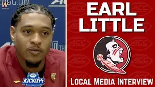 Earl Little Jr. FSU Football ACC Kickoff 2025 Interview | Local Media Interview | Warchant TV #FSU