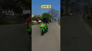 zx10r launch control ☠️ #viral #bike #crash #motovlog #police #rider #bikerslife