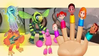 The FINGER FAMILY Song - In My 4 Singing Monster Humbug, Pompom, Riff, Whisp Cover By Banapop