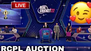 Real Cricket 22 Rcpl Auction Live | Auction |  Real Cricket&trade;22 New Update