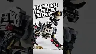 BT HMM LIGER ZERO NAKED FORM #jeckysrandomness #shorts #zoids #ligerzero #highendmastermodel