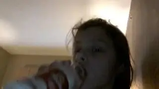 Chuging milk, bad idea