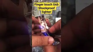 Finger touch USB Shockproof Electric Lighter |Rare Lighters Collection| Rechargeable Lighter #shorts