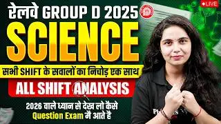RRB Group D Science Exam Analysis 2025 | RRB Group D Science Exam Review 2025 | By Muskan Ma'am