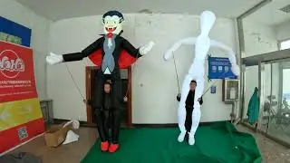 Custom Digital Inflatables Balloon Evil Puppet for #Stagedesign #AdvertisingInflatable Decoration