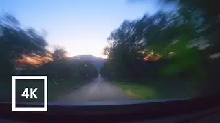 Fast Driving Through Mountain Curves | Daylight Road Ambience | ASMR