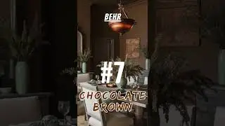 12 Rich Chocolate Brown Paint Colors to Try Now #paintcolors #homedecor