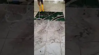 manual scrubing soak in mud rug #cleaning #asmr #satisfying #relaxing #rug #carpet