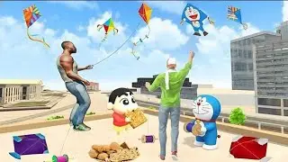 Franklin Doraemon 💥😱Gaye jungle Shikar Karne vahan per granny Ne Pakda donon ko Indian theft Aura