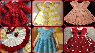 Most demanding and beautiful baby frock handmade crochet baby frock so cute and elegant baby frock