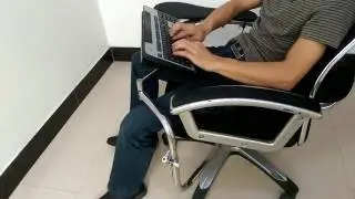 Chair laptop/keyboard stand