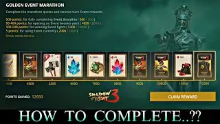Shadow Fight 3 | Golden Event Marathon Completed | Menace Of The Swamps Event 2025