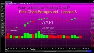 How to Use the Trading Chart? - Pink Chart Background - Lesson 5