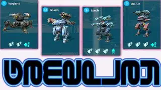 War Robots Weyland Golem Leech Ao Jun Domination Mode  Gameplay