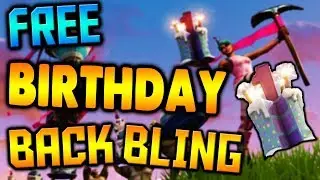 How To Get The Free Birthday Cake BackBling In Fortnite Battle Royale!