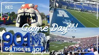 🎉 My First Memphis Tigers Game Day Experience! 🏈 | Go Tigers Go!💙🩶