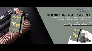Storite RFID Blocking PU Leather Travel Passport Holder Cover Travel Document Organizer for MenWomen