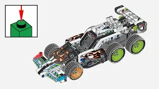 LEGO Technic (42046 + 42047), Extreme Police Racer - инструкции по сборке