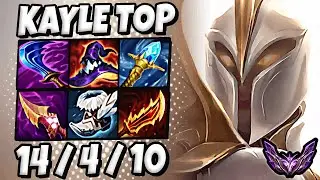 Kayle vs Poppy [ TOP ] Lol Korea Master Patch 25.18