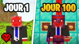 J'ai surv&eacute;cu 100 JOURS sur Minecraft Hardcore (Une nouvelle fois)