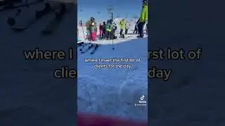 Day in the life of a ski instructor in the french alps #skiing #ski #snow #winter #dayinthelife
