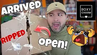 BOXYCHARM BOX ARRVIED RIPPED OPEN! BOXYCHARM POPUP HAUL UNBOXING