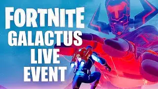 Fortnite MARVEL GALACTUS LIVE EVENT (Season 4 Finale) + Build Up with Captain America!!