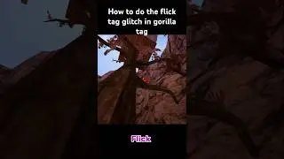 How to do the flick tag glitch in gorilla tag #gorillatag #gtag #vr #shorts