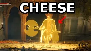 Godfrey First Elden Lord Cheese! How to Cheese Godfrey - Elden Ring Gameplay - Boss Fight