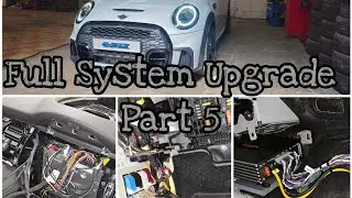 Mini Cooper S 2022 F56 Sound System Upgrade.  Headunit Removal and Amplifier/DSP Install. Part 5