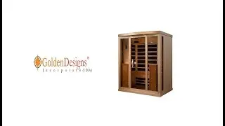 Golden Designs 8000 Full Spectrum Near Zero EMF FAR Infrared Sauna Assembly