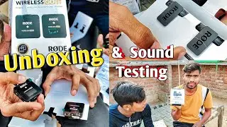 Rode wireless mic 🔥 unboxing & Sound test 👉 Detail video #rodemic #trending #video