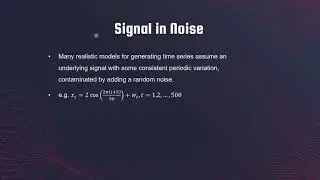 Random Walk and Signal Contamination