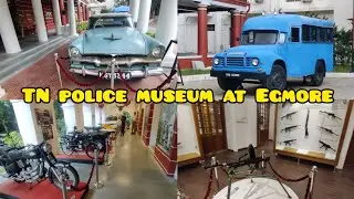 Tamil Nadu Police Museum Egmore Chennai l Vintage bike car & gun collections l History of TN police