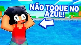 N&atilde;o Posso Tocar em UMA COR por 24 Horas no Minecraft!