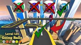 🏈Going Balls ; Super Speed Run Hard Walkthrough | Level 125 || los game || Arbaz Guru Gaming |