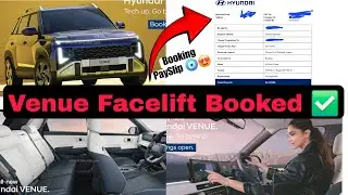 Hyundai Venue 2025 &ndash; Booked PaySlip ✅️ Features, Price, Variants & Launch Date | Venue 2025 Review 🚘