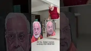 3D Art | PM Modi | Amit  Shah | Akbar Momin ( 3D Artist )