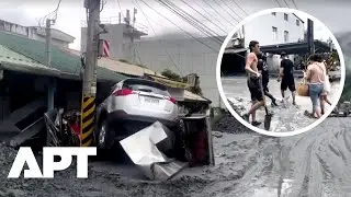 Typhoon Ragasa Hits Taiwan: Torrential Floods Force Mass Evacuations in Guangfu Township | APT