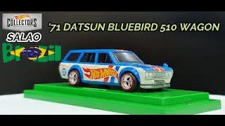 Unboxing Hot Wheels Brazil Salao '71 Datsun Bluebird 510 Wagon
