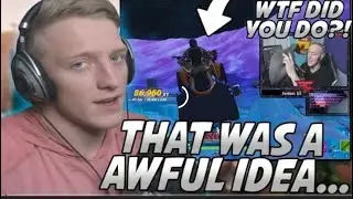 Tfue loses his mind after he let his dog play and he destroyed his $10 000 computer
