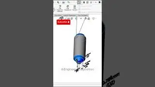 Slotted Long Nose Steel Spring Plunger |@Engineer.Imagination | #shorts #foryou #solidworks #3d