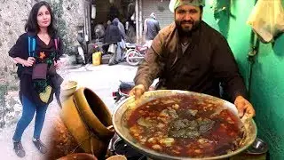 Sheikh Siri Paye 🤗Healty Breakfast Head & Legs Fry Asian Street Food Peshawar