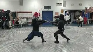 SAEA Paris - Katana Sparring: Alex (Kenjutsu) vs Baptiste (Haidong Gumdo)