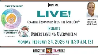 Cognitive Ergonomics: Understanding Overwhelm | ADHD Coach Jeff Copper | AttentionTalkVideo